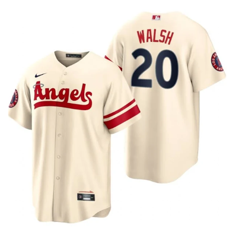 Men's Los Angeles Angels #23 Archie Bradley Number Cream 2022 City Connect  Flex Base Stitched Jersey on sale,for Cheap,wholesale from China
