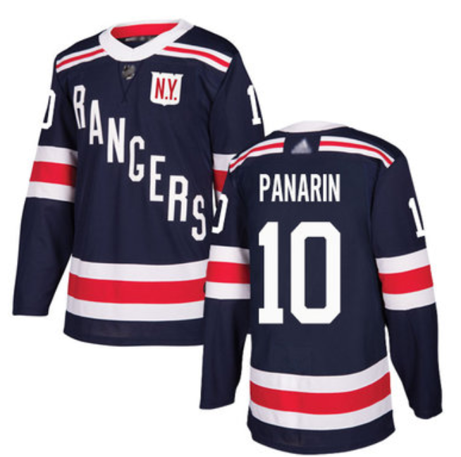 Men's New York Rangers #10 Artemi Panarin Navy Winter Classic Home Stitched Jersey-0