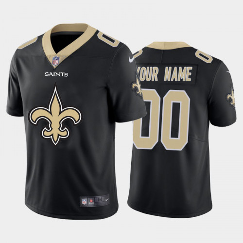 Men's New Orleans Saints ACTIVE PLAYER Custom Black 2020 Team Big Logo Limited Stitched NFL Jersey-0