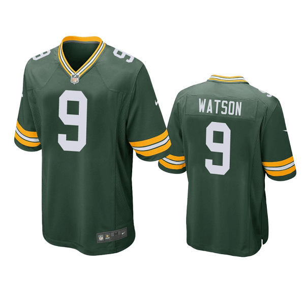 Men's Green Bay Packers #9 Christian Watson Green Stitched Football Jersey-0