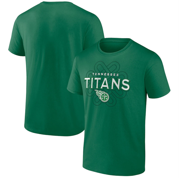 Men's Tennessee Titans Kelly Green Celtic Knot T-Shirt-0