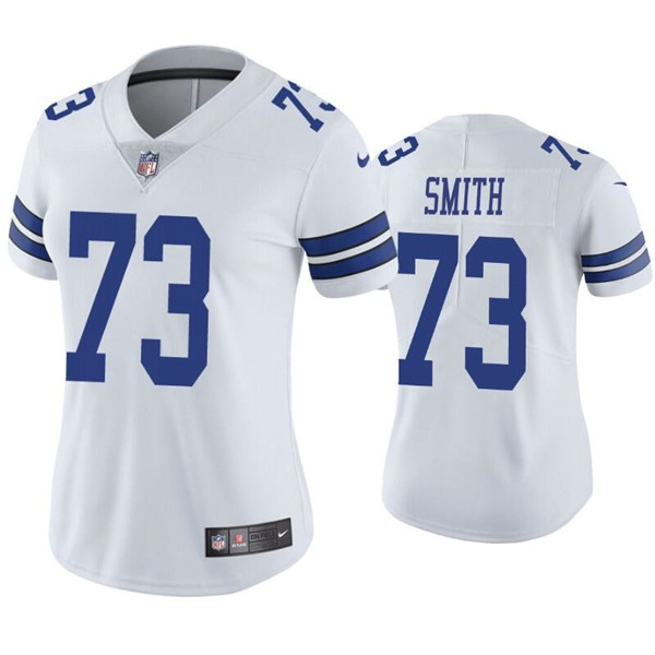 Women's Dallas Cowboys #73 Tyler Smith White Vapor Untouchable Limited Stitched Jersey(Run Small)-0
